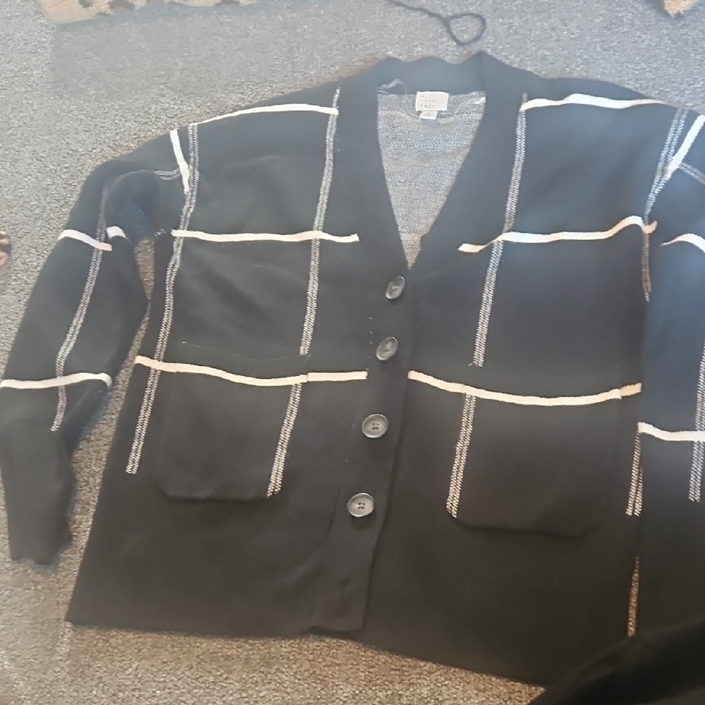 a new day Black and White Women's Sweater